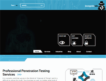Tablet Screenshot of incognitolab.com